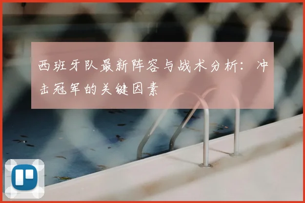 西班牙队最新阵容与战术分析：冲击冠军的关键因素